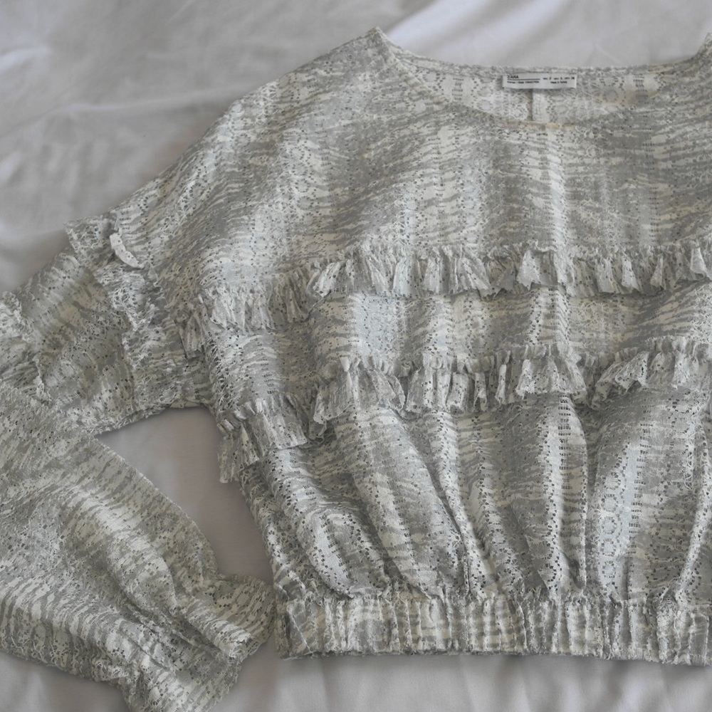Zara Crop Blouse